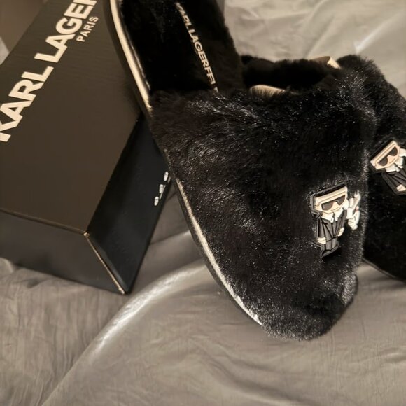 Karl Lagerfeld Slippers NWT - Picture 2 of 2